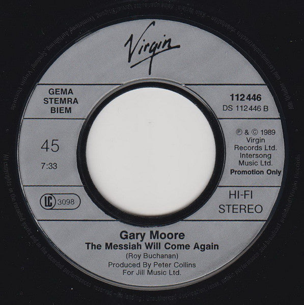 Gary Moore : Livin' On Dreams (7", Single, Promo)