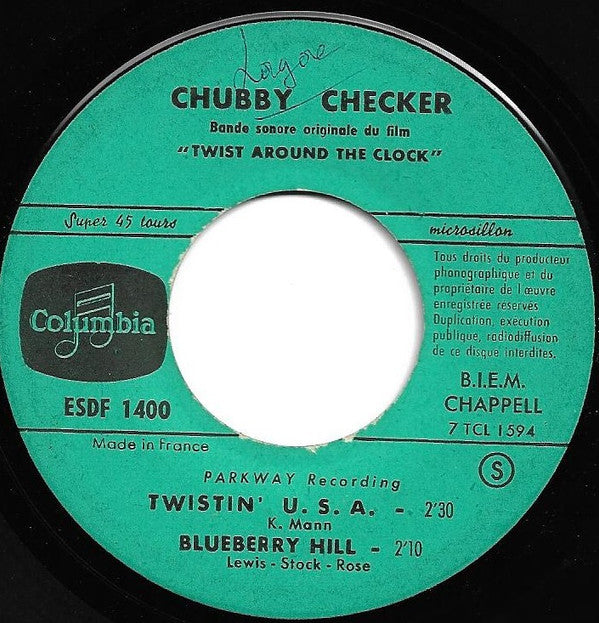 Chubby Checker : Twist Around The Clock (7", EP)