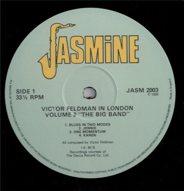Victor Feldman : Victor Feldman In London Vol.2 Big Band (LP, Album, Mono)