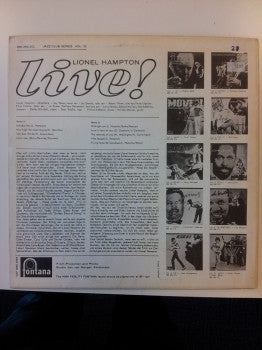 Lionel Hampton : Live! (LP, Album, Mono, RE)