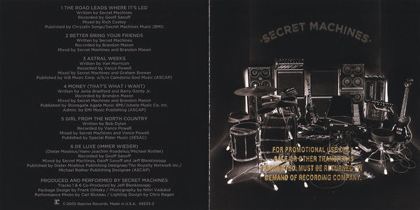 Secret Machines : The Road Leads Where It's Led (CD, EP)