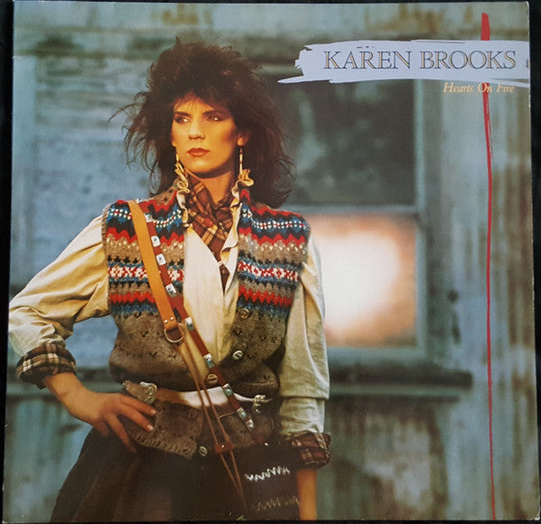 Karen Brooks : Hearts On Fire (LP, Album, RE)