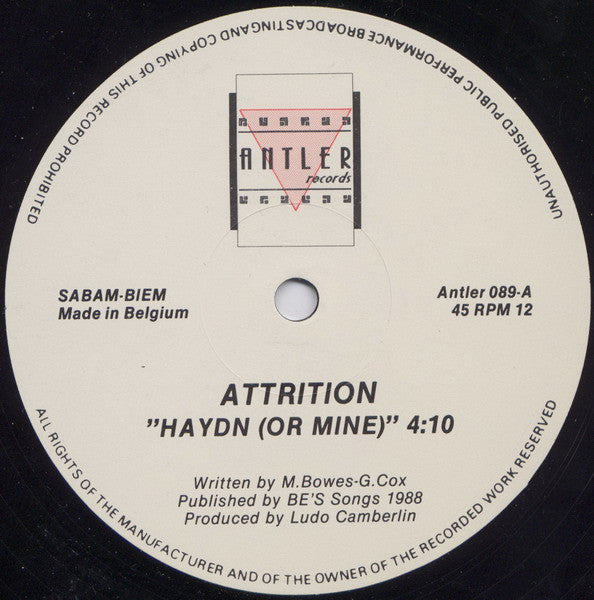 Attrition : Haydn (Remix) (12")