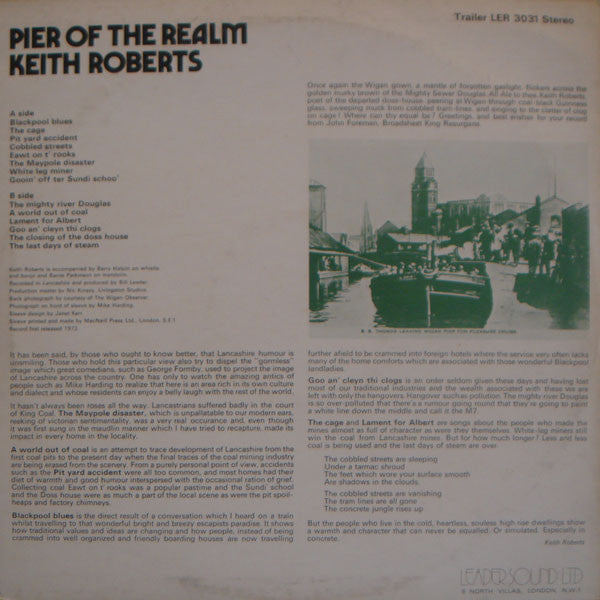 Keith Roberts (7) : Pier Of The Realm (LP, Red)