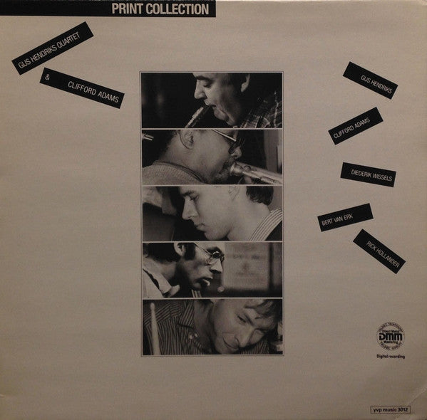 Gijs Hendriks Quartet & Clifford Adams : Print Collection (LP, Album)