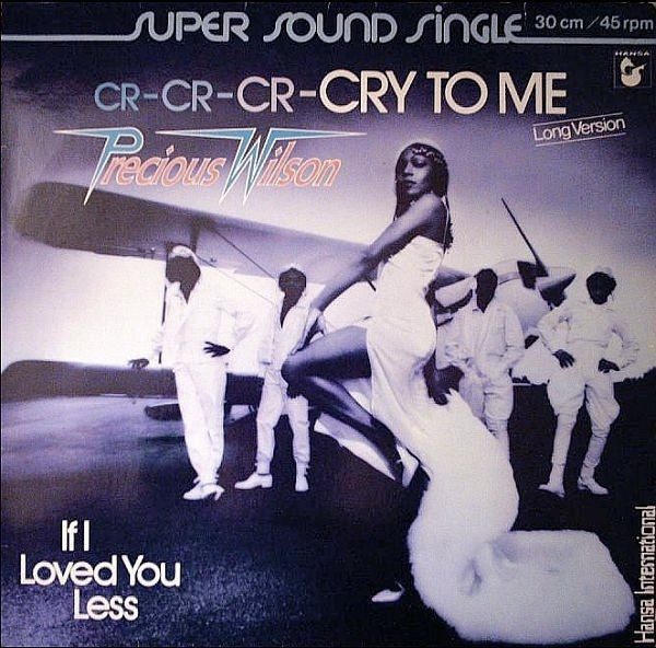 Precious Wilson : Cr-Cr-Cr-Cry To Me (12", Single)