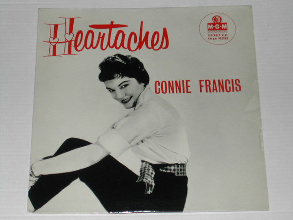 Connie Francis : Heartaches (7", EP, Mono)