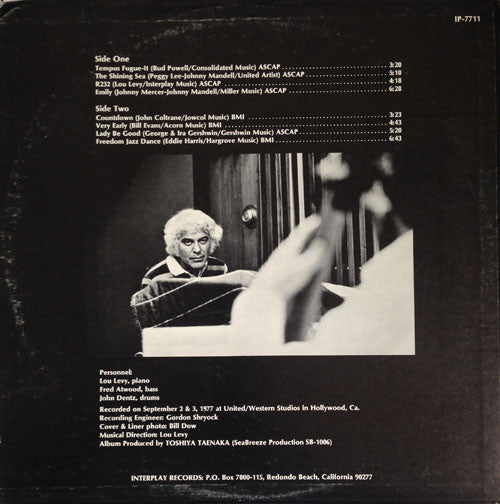 Lou Levy : Tempus Fugue-It (LP, Album)