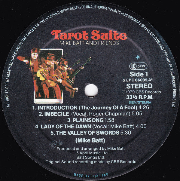 Mike Batt And Friends : Tarot Suite (LP, Album, Gat)