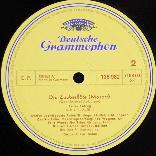 Wolfgang Amadeus Mozart - Karl Böhm : Die Zauberflöte  (3xLP, RE + Box)