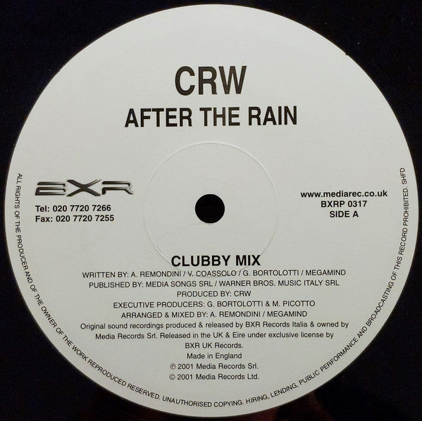 CRW : After The Rain (12")