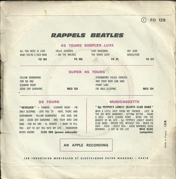 Mary Hopkin : Those Were The Days (7", Single)