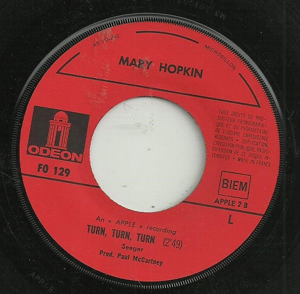 Mary Hopkin : Those Were The Days (7", Single)