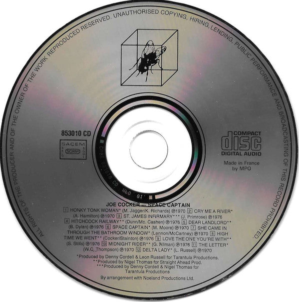 Joe Cocker : Space Captain (CD, Comp)