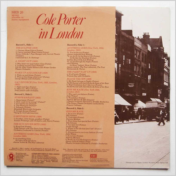 Cole Porter : Cole Porter In London (2xLP, Comp)