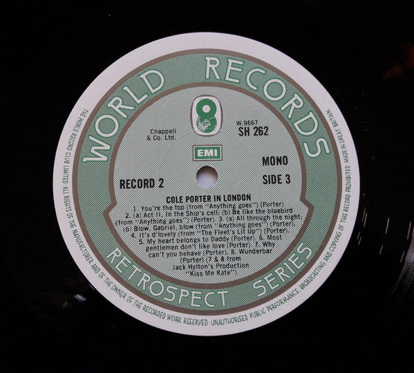 Cole Porter : Cole Porter In London (2xLP, Comp)