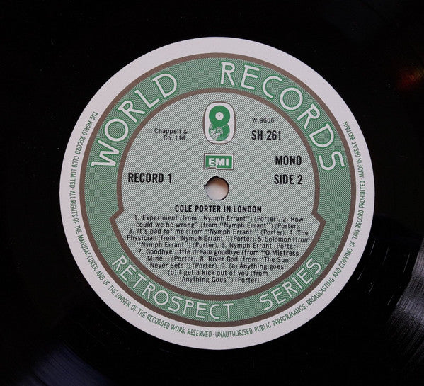 Cole Porter : Cole Porter In London (2xLP, Comp)