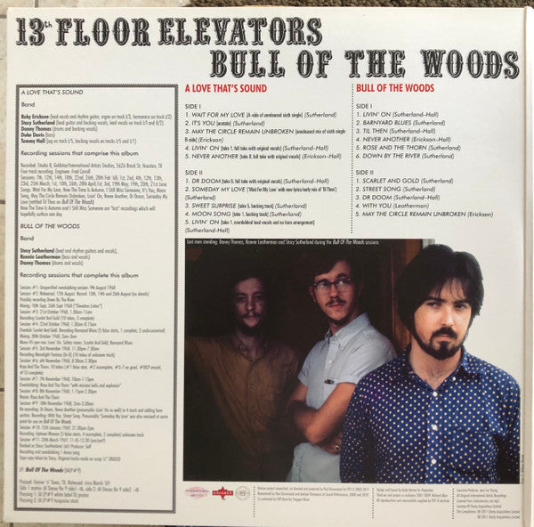 13th Floor Elevators : Bull Of The Woods (LP, Album, Mono, RE + LP, Album, RE + Comp, RM, Ga)