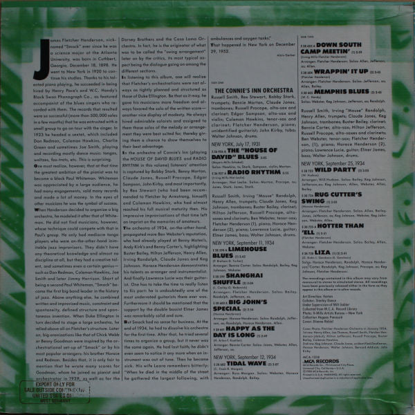 Fletcher Henderson And His Orchestra : 2 - Swing's The Thing (1931-1934) (LP, Comp)