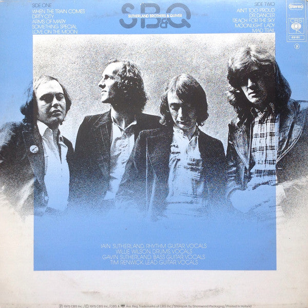 Sutherland Brothers & Quiver : Reach For The Sky (LP, Album)