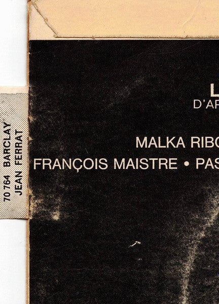 Jean Ferrat : La Vieille Dame Indigne (7", EP)