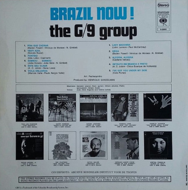 The G/9 Group : Brazil Now! (LP, Album)