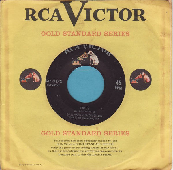 Spike Jones And His City Slickers : Cocktails For Two (7", Single, RE)