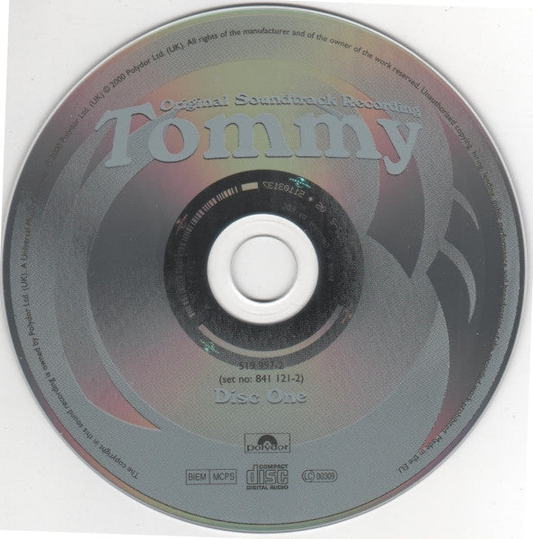 Various : Tommy (Original Soundtrack Recording) (2xCD, Album, RE, RM)