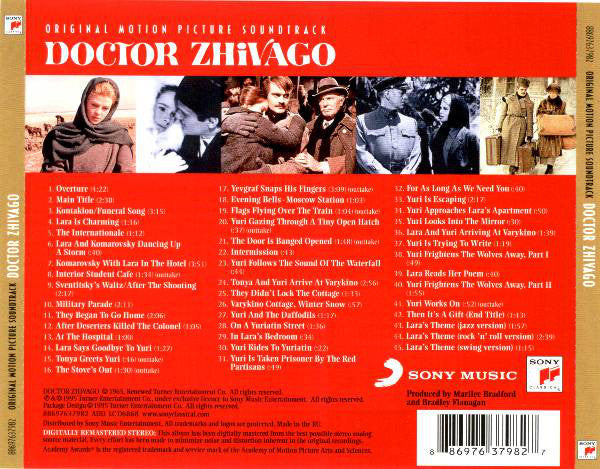 Maurice Jarre : Doctor Zhivago (CD, Album, RE, RM)
