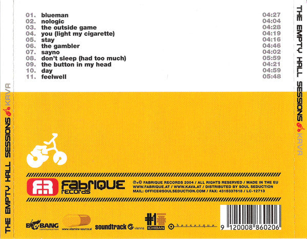 Kava : The Empty Hall Sessions (CD)