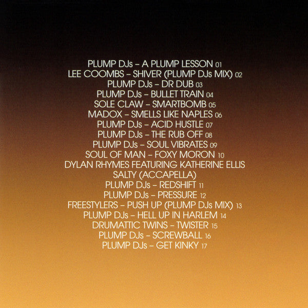 Plump DJs : Saturday Night Lotion (CD, Album, Mixed)