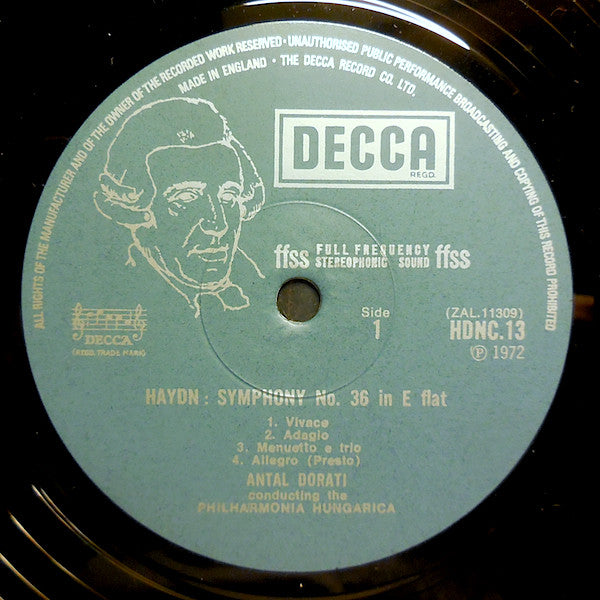 Joseph Haydn - Philharmonia Hungarica, Antal Dorati : Symphonies 36-48 (6xLP + Box)