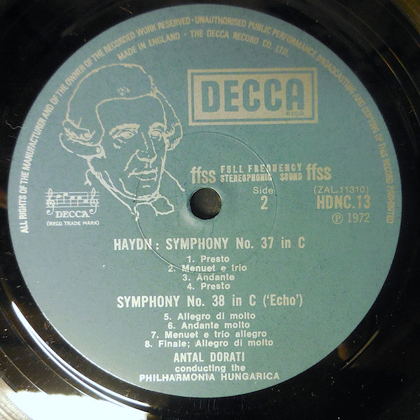 Joseph Haydn - Philharmonia Hungarica, Antal Dorati : Symphonies 36-48 (6xLP + Box)