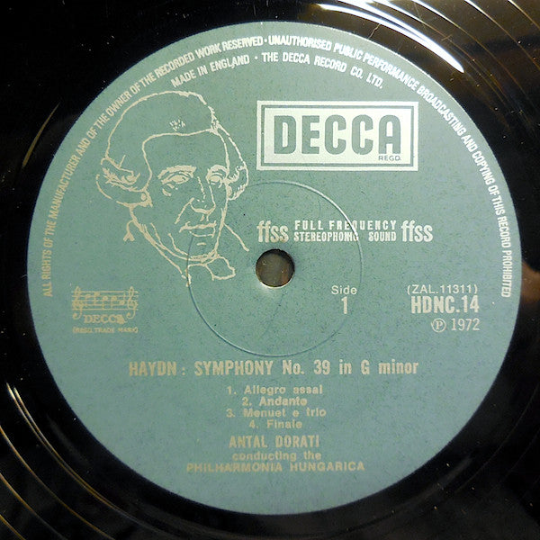Joseph Haydn - Philharmonia Hungarica, Antal Dorati : Symphonies 36-48 (6xLP + Box)