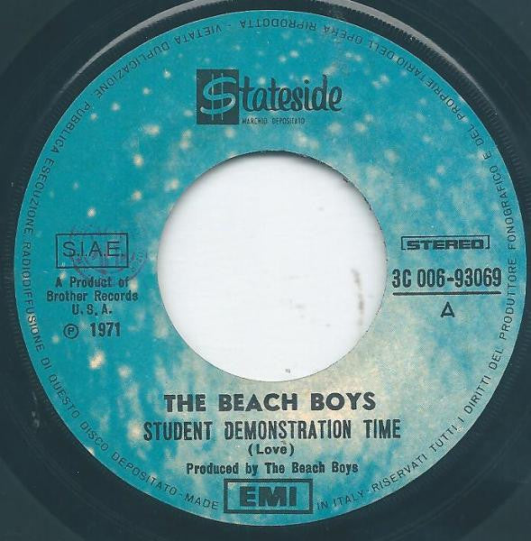The Beach Boys : Student Demonstration Time / Don't Go Near The Water (7")