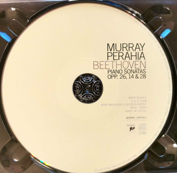 Ludwig van Beethoven - Murray Perahia : Piano Sonatas Opp. 26, 14 & 28 (CD, Album, Dig)