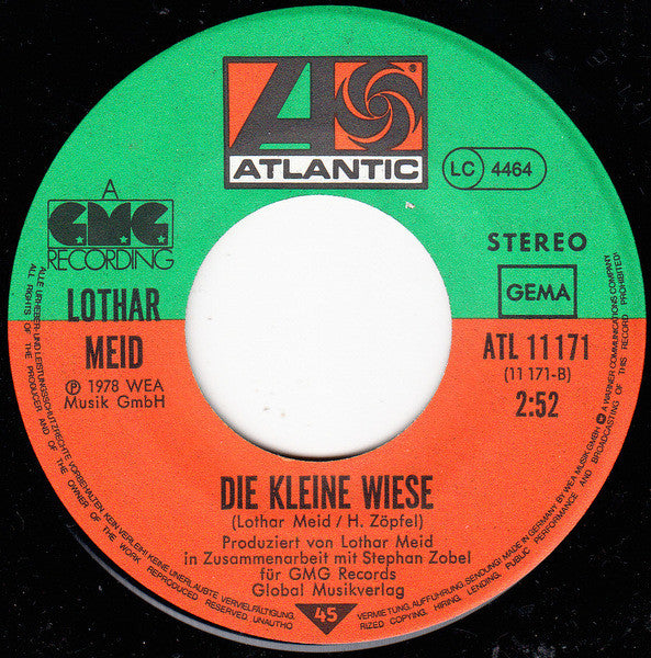 Lothar Meid : Django (7", Single)