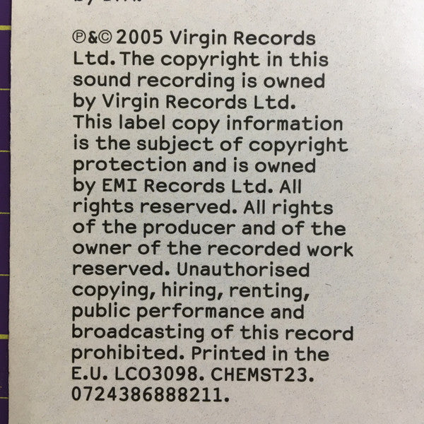 The Chemical Brothers : The Boxer (12", Single)