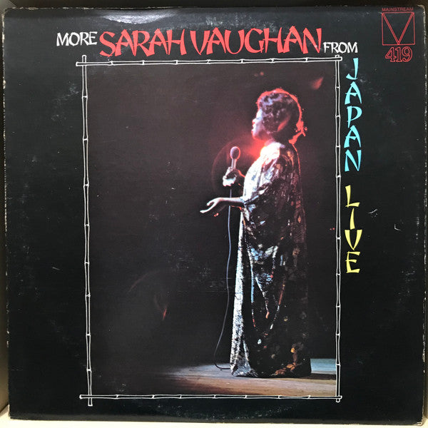 Sarah Vaughan : More Sarah Vaughan From Japan Live (LP, Album)
