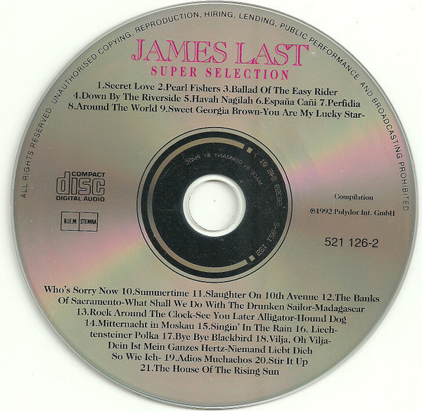 James Last : Super Selection (CD, Comp, RE)