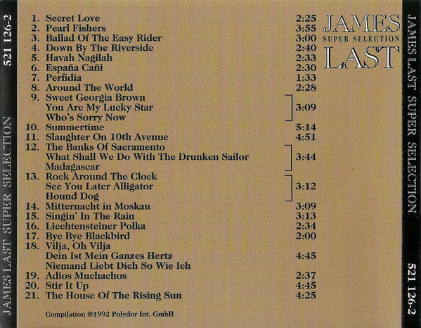 James Last : Super Selection (CD, Comp, RE)