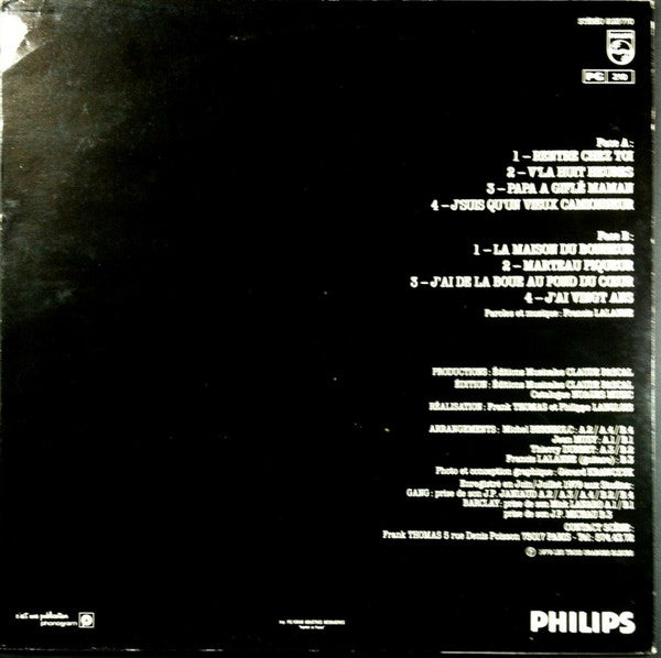 Francis Lalanne : Rentre Chez Toi (LP, Album)