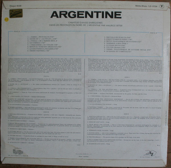 Various : Argentine  (LP)