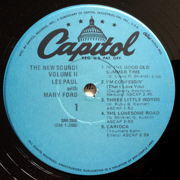 Les Paul & Mary Ford : Les Paul's New Sound Vol. 2 (LP, Mono, RE, Abr)