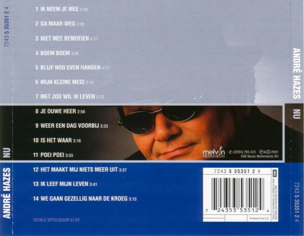 André Hazes : Nu (CD, Album)