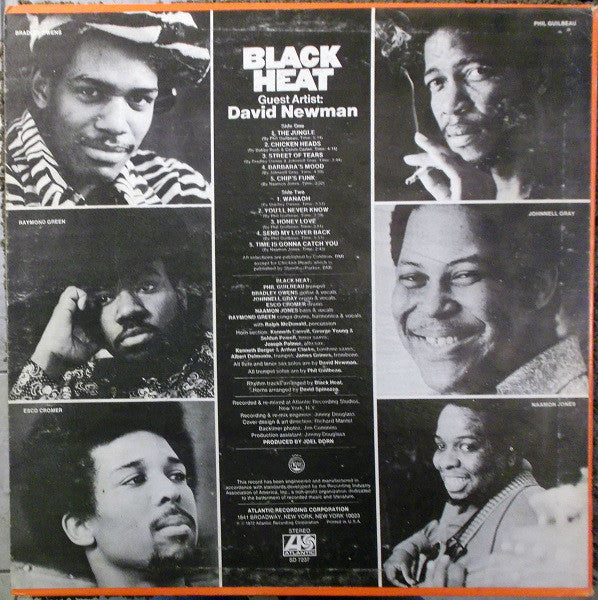 Black Heat : Black Heat (LP, Album, PR )