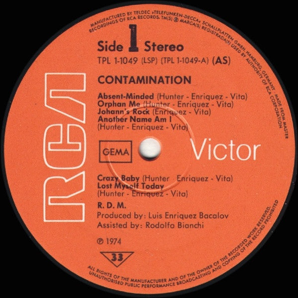 Il Rovescio Della Medaglia : Contamination (LP, Album)