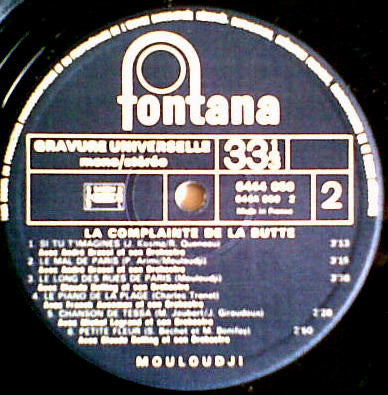 Mouloudji : Mouloudji (LP, Comp)