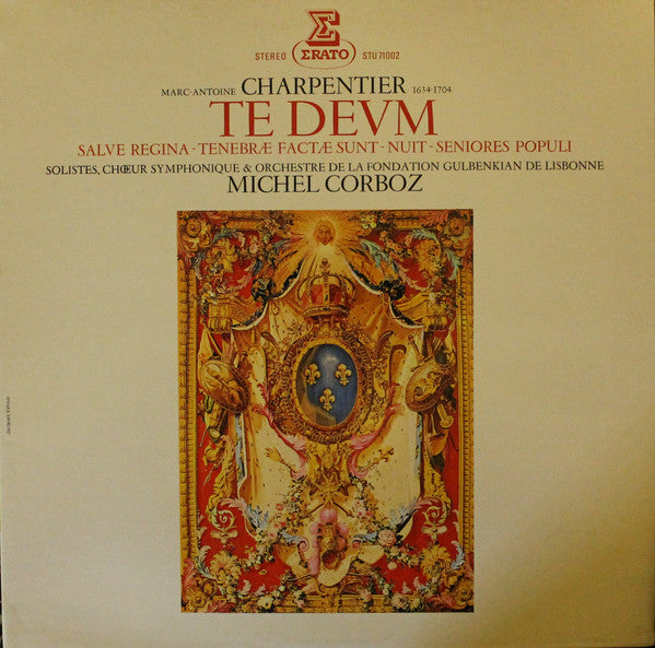 Marc Antoine Charpentier, Gulbenkian Orchestra, Michel Corboz : Te Deum (LP, Album, RE)