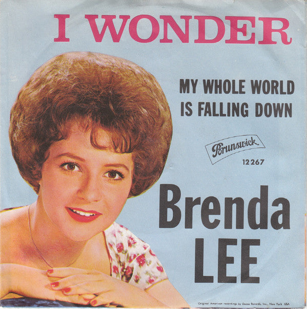 Brenda Lee : I Wonder (7", Single, Mono)